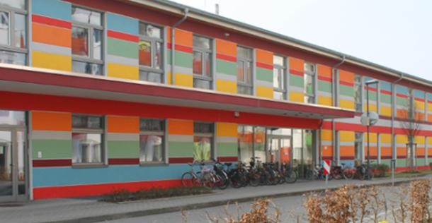 DAs Schulgebäude der Grundschule der Elisabeth-von Thadden-Schule 