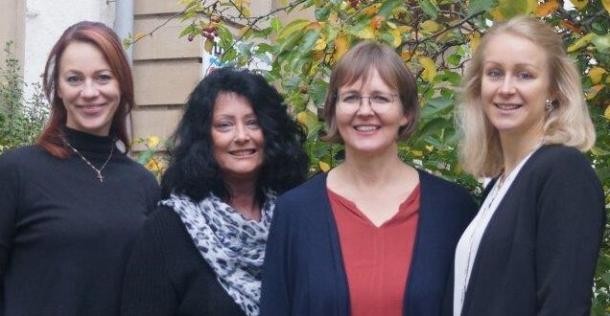 Das Team vom Pflegestützpunkt: (v.l.) Sonja Wild, Karin Anweiler, Cornelia Burchardt und Sandra Hofmann