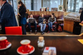 Impressionen vom 1. Fensterlunch. (Foto: Felix Huth)