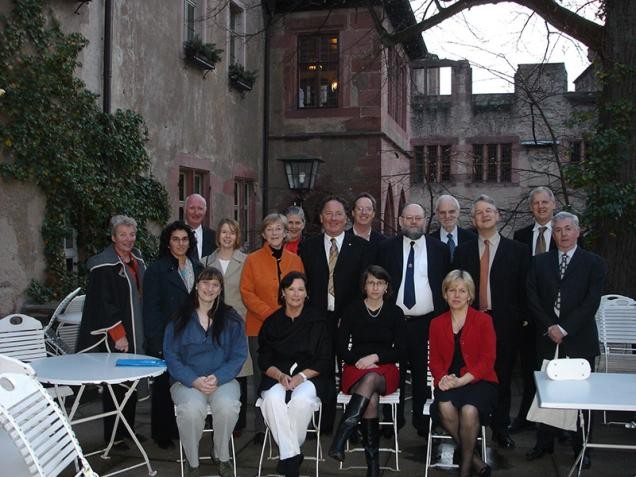 Delegation from Cambridge visiting the castle (picture: Hans Speck)