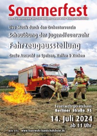 Sommerfest der Abteilung Handschuhsheim (Grafik: Feuerwehr Handschuhsheim)