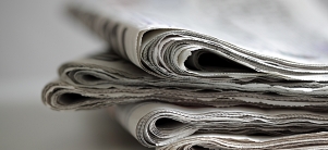 Stack of newspapers (Photo: shutterstock/130538774)