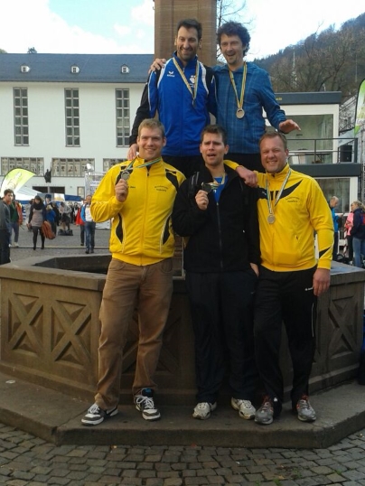 Teilnehmer am 1. Trailmarathon Heidelberg (Foto: Feuerwehr Heidelberg)