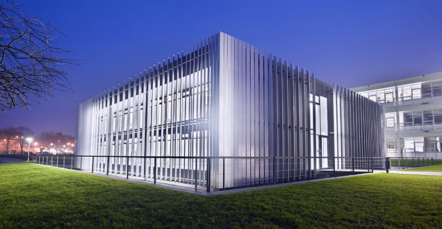 The 7-Tesla building in the Technology Park. (Photo: DKFZ)