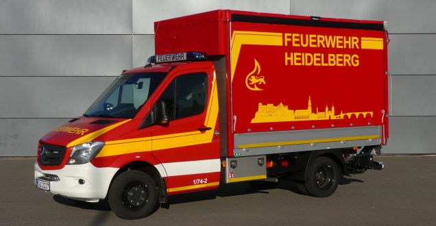 Gerätewagen Transport (Foto: Feuerwehr Heidelberg)