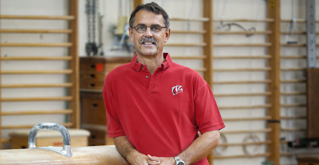 Dieter Hofer, head of the Heidelberg Gymnastics Centre. (Photo: Buck)