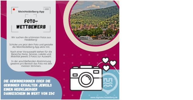 Fotowettbewerb der MeinHeidelberg-App