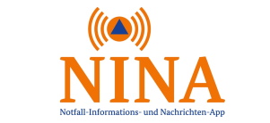 offizielles Logo für Bevölkerungsschutzwarnungen mit Schriftzug NINA