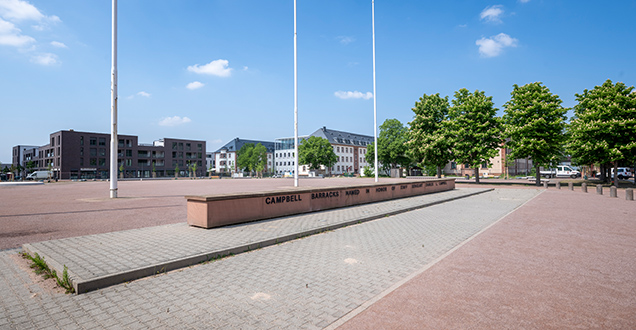 Platz auf der Konversionsfläche Campbell Barracks 