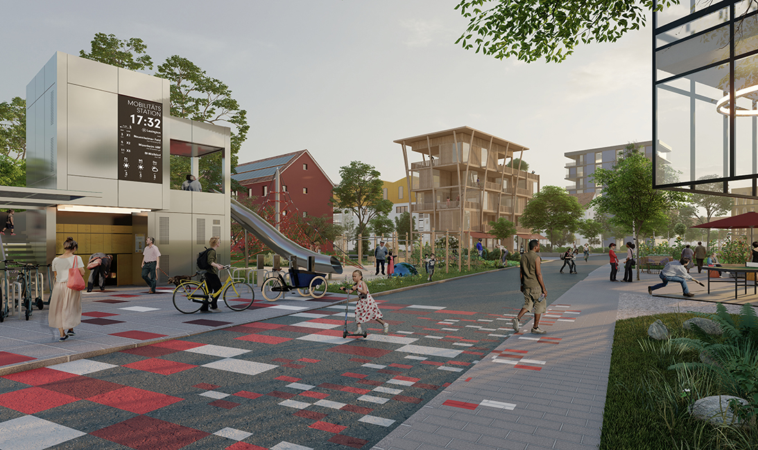 Visualisierung Patrick-Henry-Village (KCAP Architects Planners)