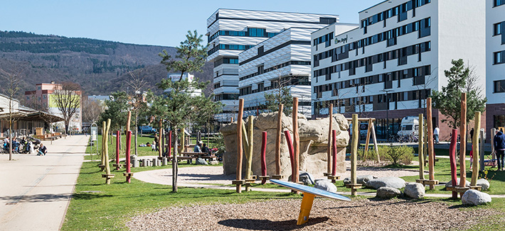 Spielplatz an den Güterhallen (Foto: Buck)