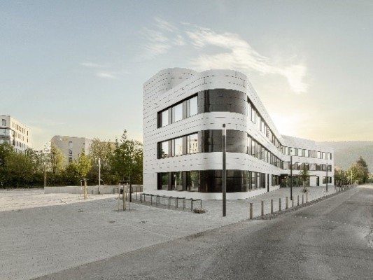 Das Business Development Center des Technologieparks: ein 3 stöckiges modernes Bauwerk mit Platz für Büroräume mit entsprechender Infrastruktur.