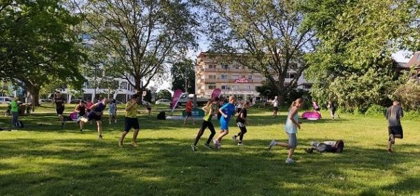 Boxen bei "Sport im Park"