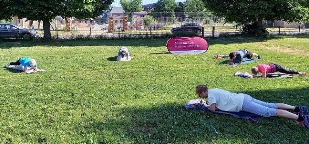 Functional Fitness bei „Sport im Park“