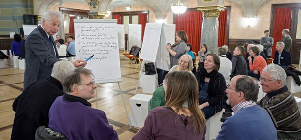 Bürgerbeteiligungsveranstaltung in der Stadthalle zum Konferenzzentrum 