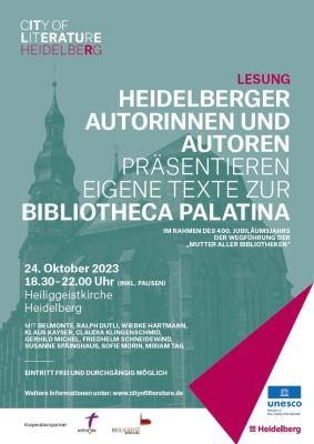 Heidelberger Autor:innen präsentieren eigene Texte zur Bilbliotheca Palatina