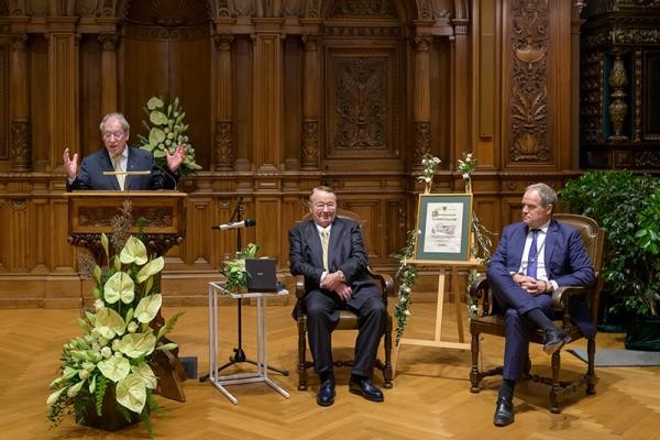  Christian Delacroix, Wolfgang Marguerre und Oberbürgermeister Eckart Würzner