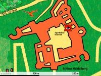 Planausschnitt des Kinderstadtplans - Schloss  (Grafik: Fuchs)