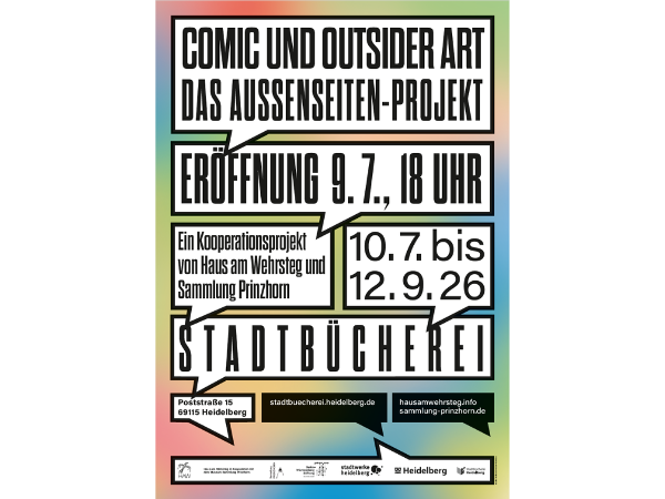 “Comic und Outsider Art – Das Außenseiten-Projekt” – Stadtbücherei Heidelberg, 10.07.2026