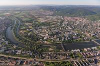 Luftbild Stadtteile Bergheim und Neuenheim in der Wissenschaftsstadt Heidelberg (Foto: Venus)