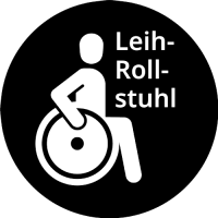 Piktogramm Leih-Rollstuhl Piktogramm Leih-Rollstuhl