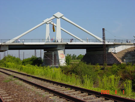 Die erneuerte Grenzhöfer-Weg-Brücke