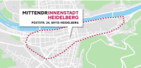 Das "Mittendrinnenstadt"-Gebiet: Altstadt und Bergheim bis zur Ernst-Walz-Brücke