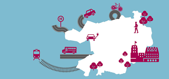 Grafik Klimamobilitätsplan 2035 (Grafik: Stadt Heidelberg) Grafik Klimamobilitätsplan 2035