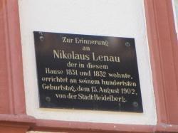 Gedenktafel Nikolaus Lenau