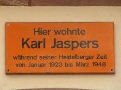 Gedenktafel Karl Jaspers