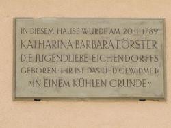 Gedenktafel Katharina Barbara Förster