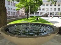 Brunnenschale im Innenhof der Neuen Universität